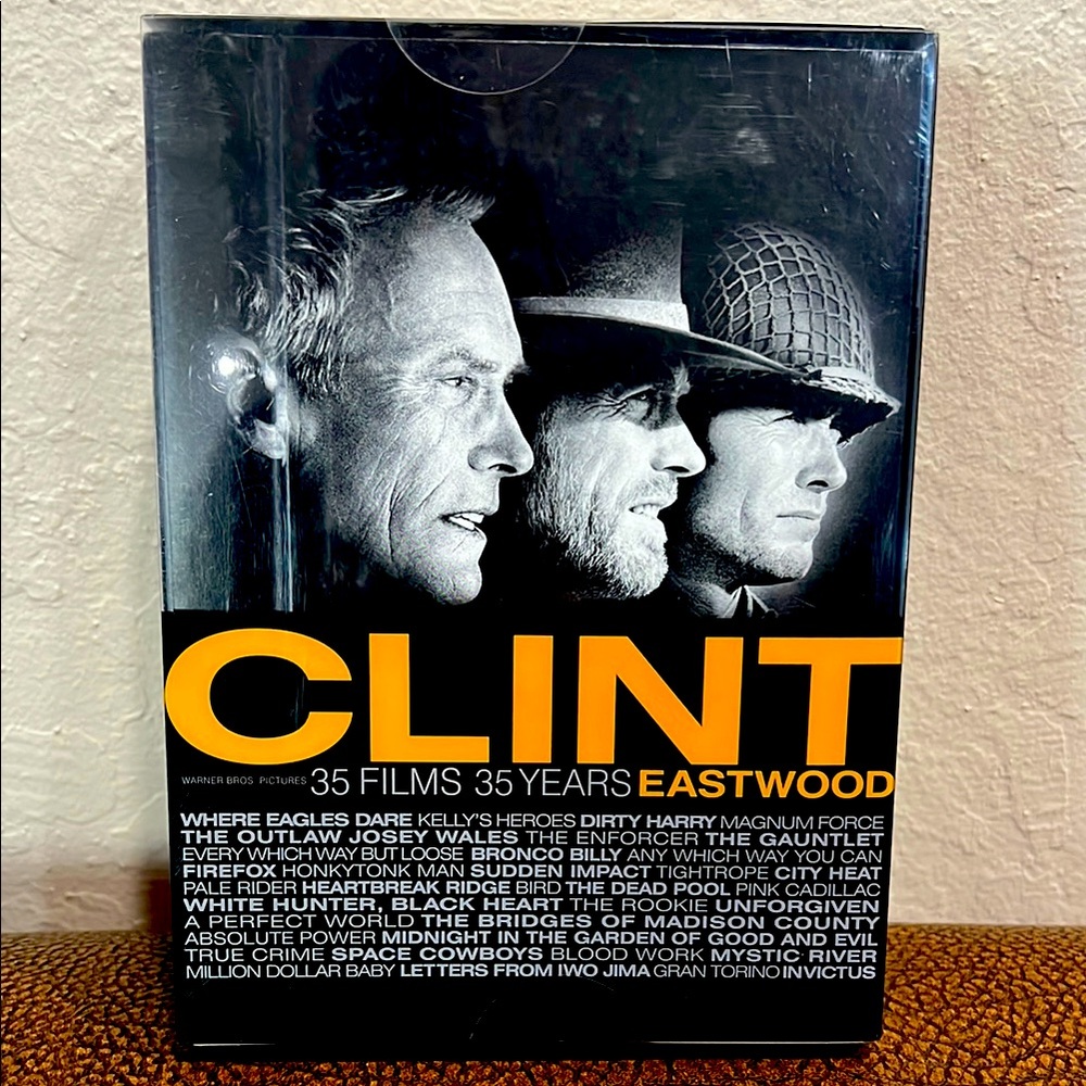 Clint Eastwood 35 Movie Films 35 Years Collection DVD Set Warner Bros Pictures!